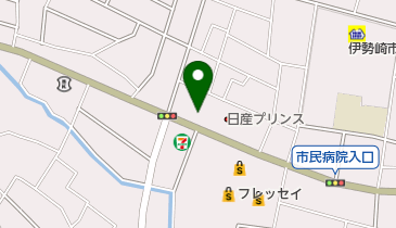 富士スバル伊勢崎つなとり店の地図画像