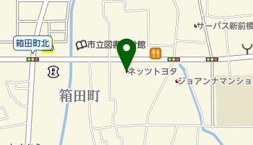 ネッツトヨタGTGぐんまはこだ店の地図画像