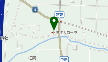 トヨタカローラ群馬吉岡店の地図画像
