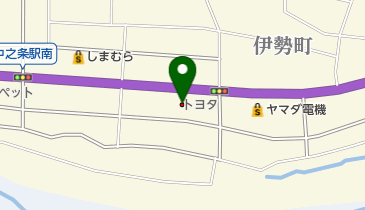 群馬トヨタ自動車中之条バイパス店の地図画像