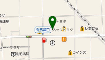 ネッツトヨタGTGぐんまありま店の地図画像