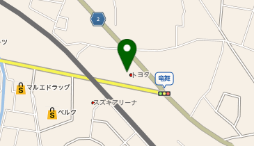 群馬トヨタ自動車U-Park太田竜舞店の地図画像