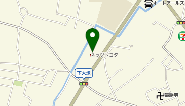 ネッツトヨタGTGぐんまおおづか店の地図画像