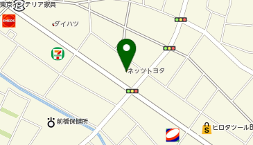 ネッツトヨタGTGぐんまかたかい店の地図画像