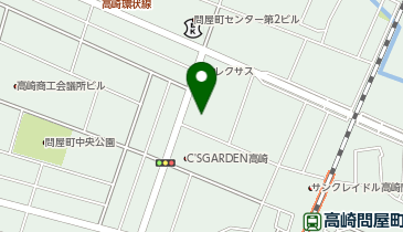 群馬トヨタ自動車高崎問屋町店の地図画像