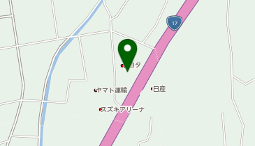 群馬トヨタ自動車高前バイパス店の地図画像
