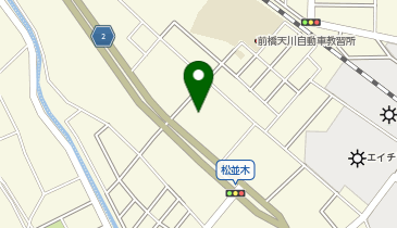 群馬トヨタ自動車前橋天川大島店の地図画像