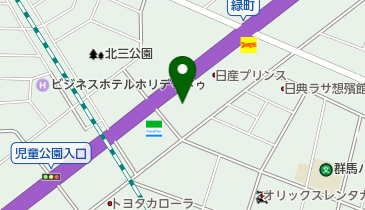 日産プリンス群馬カーステージ高崎の地図画像