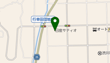 日産サティオ群馬渋川店の地図画像