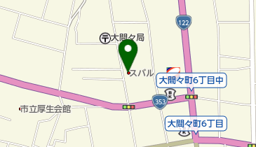 スバルショップ大間々伊藤モータースの地図画像