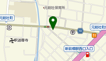 スバルショップ前橋インター上越モータースの地図画像