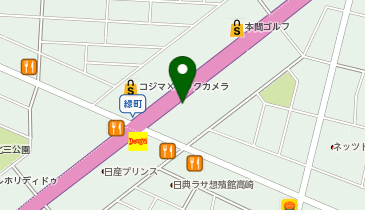 富士スバル高崎店の地図画像