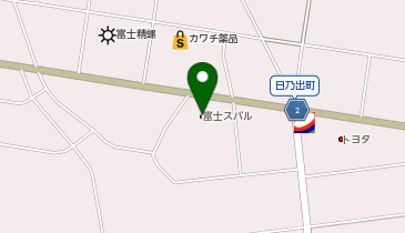 富士スバル伊勢崎日乃出店の地図画像