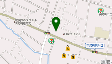 富士スバル伊勢崎つなとり店の地図画像