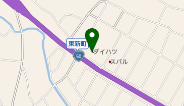 群馬ダイハツ自動車太田50号店の地図画像