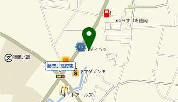 群馬ダイハツ自動車藤岡店の地図画像