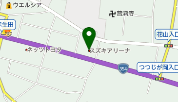 スズキ自販群馬スズキアリーナ館林松原の地図画像