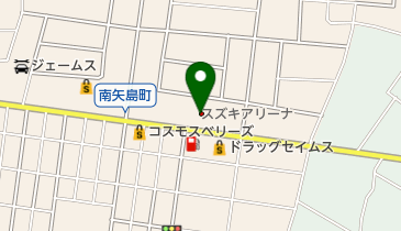 スズキ自販群馬スズキアリーナ太田南矢島の地図画像