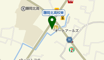 オートアールズ藤岡インター店の地図画像