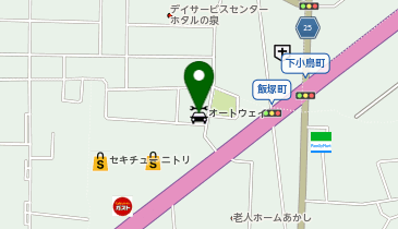 オートウェイ高崎店の地図画像