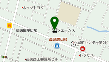 ジェームス高崎問屋町店の地図画像