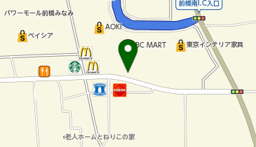 31アイスクリームパワーモール前橋みなみ店の地図画像