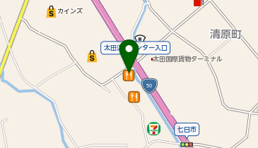 吉野家50号線バイパス太田店の地図画像