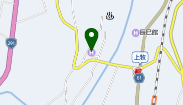 上牧温泉ホテルニュー上牧の地図画像