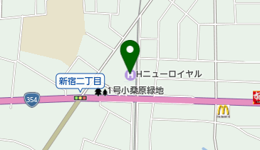 ホテルニューロイヤルの地図画像