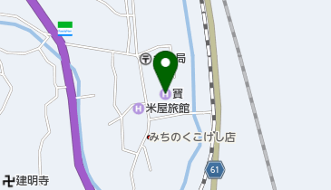 風花の宿寶ホテルの地図画像