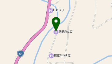 旅館あたごの地図画像
