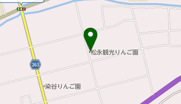松永観光りんご園の地図画像