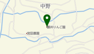 藤井りんご園の地図画像