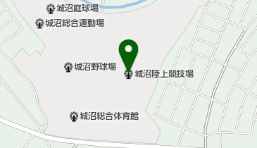 城沼陸上競技場の地図画像