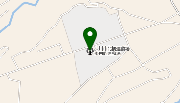 渋川市北橘運動場多目的運動場の地図画像