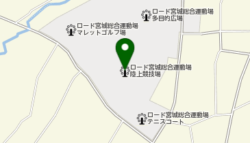 バニーズ群馬宮城総合運動場陸上競技場の地図画像