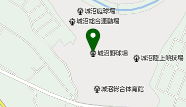 城沼野球場の地図画像