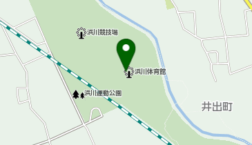 高崎市浜川体育館の地図画像