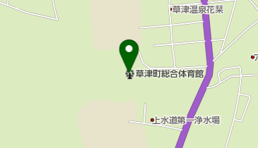 草津町総合体育館の地図画像