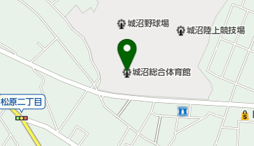 ダノン城沼アリーナの地図画像