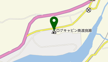 ログキャビン奥渡良瀬の地図画像