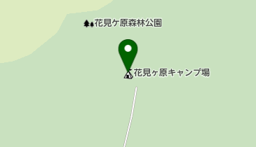桐生市花見ヶ原森林公園キャンプ場の地図画像