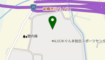 ALSOKぐんまテニスコートの地図画像