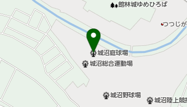 城沼庭球場の地図画像