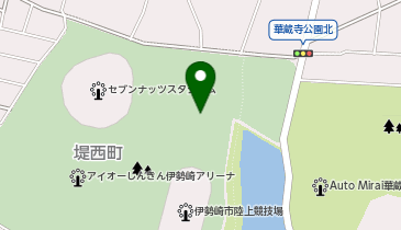 伊勢崎市マーキングウェイ庭球場の地図画像
