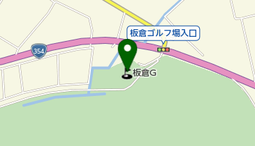 板倉ゴルフ場の地図画像