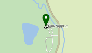 軽井沢高原ゴルフ倶楽部の地図画像