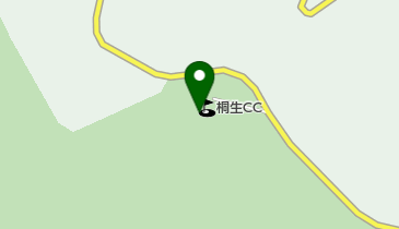 桐生カントリークラブの地図画像