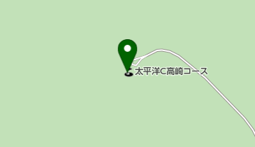 太平洋クラブ高崎コースの地図画像