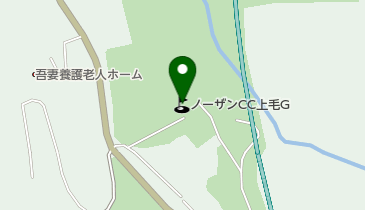 ノーザンカントリークラブ上毛ゴルフ場の地図画像